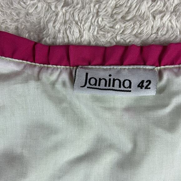 Jonina lime green and hot pink dirndl dress, size 42 or L - Picture 6 of 8